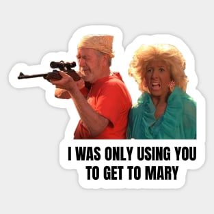 Magda from There's something about Mary Sticker